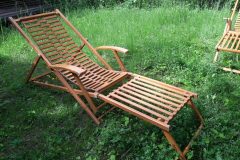 Liegestuhl zum Rumlümmeln aus Echholz